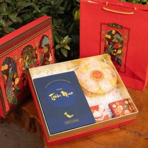 Hộp quà tết Rượu Tiên Mao + Yến Sào