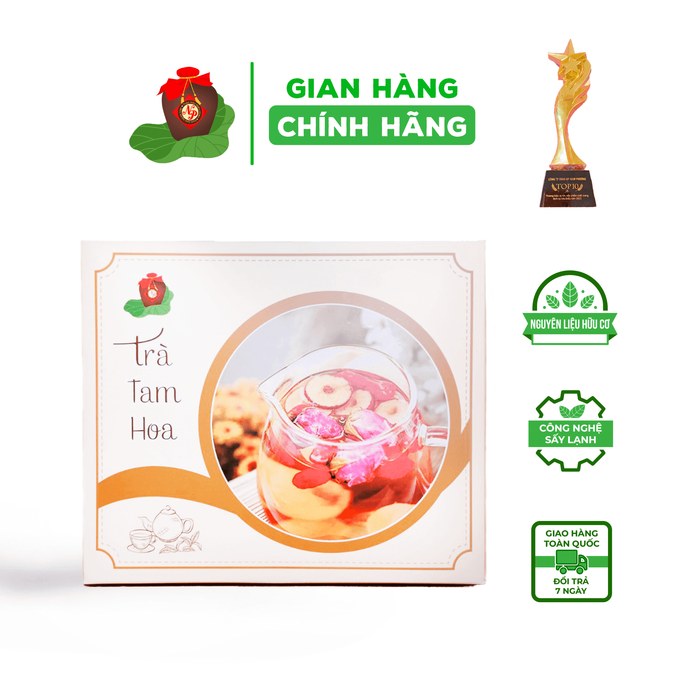 trà tam hoa 20 gói